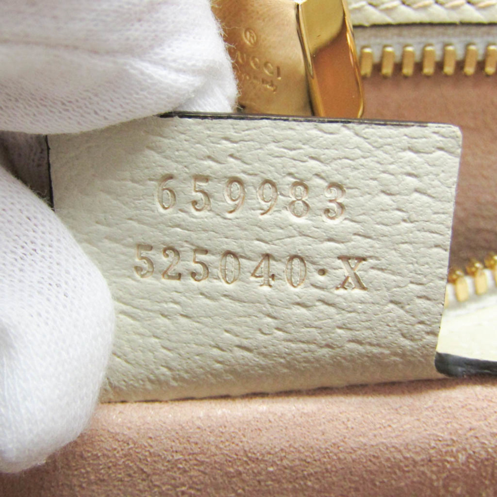 GUCCI Brown Leather Heart Shoulder Bag - Picture 16 of 16
